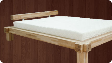 Beds made of solid wood